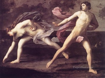Guido Reni Painting - Atalanta and Hippomenes Baroque Guido Reni